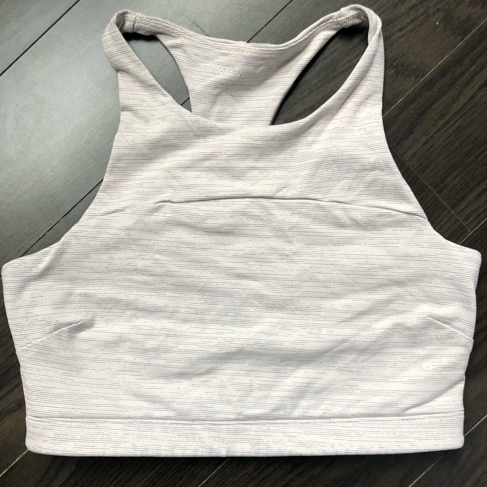 Outdoor Voices Move Free Crop Top - light pink